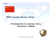 Strategies for Companies Doing Busi...